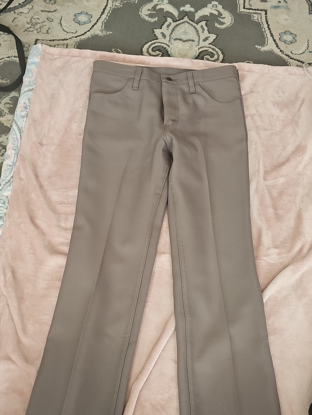 2 Pairs Wrangler 82 HK Ranch Dress Jeans 32x30 - Picture 6 of 10